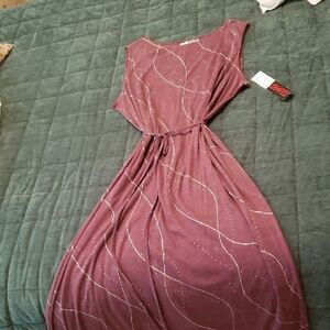 Chic Plum Maxi Dress